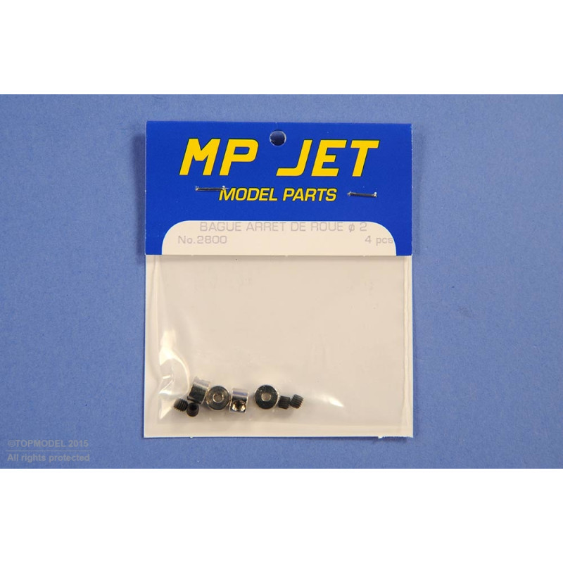 BAGUE ARRET ROUE ø2mm 4pcs