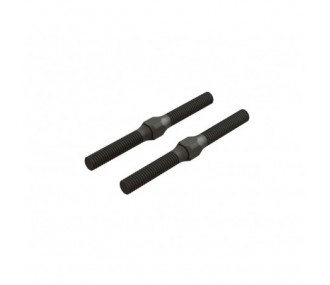 ARRMA Steel Turnbuckle M4x48mm Black (2) - ARA330542 - FLASH RC