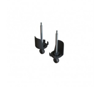 Spare parts for RC cars - ARRMA Shock Absorber Axle, Eyelet and Spring Perch Set Front (2) - ARA330549 - FLASH RC