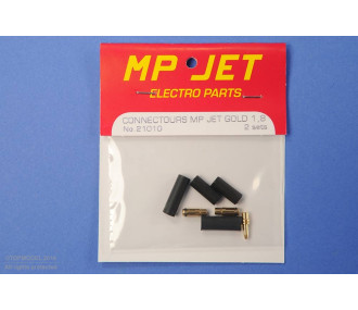 CONNECTEURS MP JET GOLD 1,8 2paires - FLASH RC 2