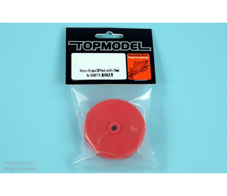 VELCRO® 20mm Rouleau 2m ROUGE - FLASH RC 2