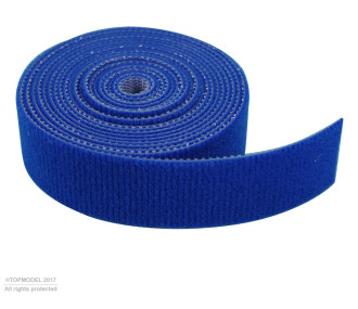 VELCRO® 20mm Rouleau 2m BLEU - FLASH RC 2