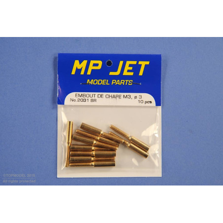 EMBOUT DE CHAPE ø3mm M3 10pcs - FLASH RC