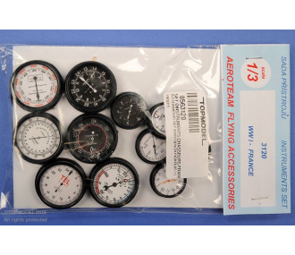 SET D'INSTRUMENTS CHASSEURS FRANCAIS 14-18 1:3 - FLASH RC