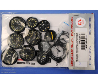 SET D'INSTRUMENTS AVIONS ALLEMANDS STORCH... 1:3 - FLASH RC 2