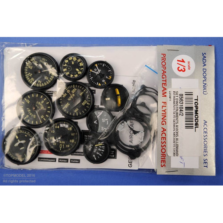 SET D'INSTRUMENTS AVIONS ALLEMANDS STORCH... 1:3 - FLASH RC