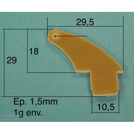 GUIGNOL FIBRE 29,5x29 mm 2pcs