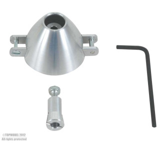 CONE ALU TURBO Ø38/Ø2,3mm 2