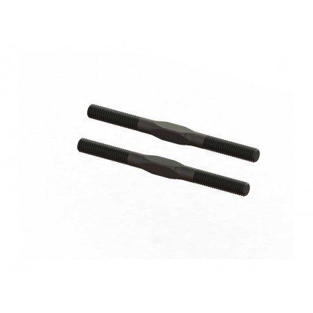 Ricambi RC Auto - ARRMA Tenditore in acciaio M5x65mm (nero) (2 pezzi) - ARA330602 - FLASH RC