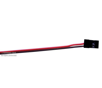 CONNECTEUR ACCU MALE JR/GRAUPNER 20cm - FLASH RC