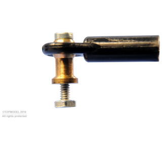 CHAPE A ROTULE V1, Ø4, M2/1,6 LONGUE 2pcs - FLASH RC