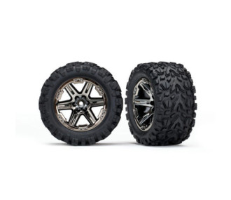 Traxxas Pneus Talon 2.8 + Jantes RXT Chrome (x2) 6773R - FLASH RC
