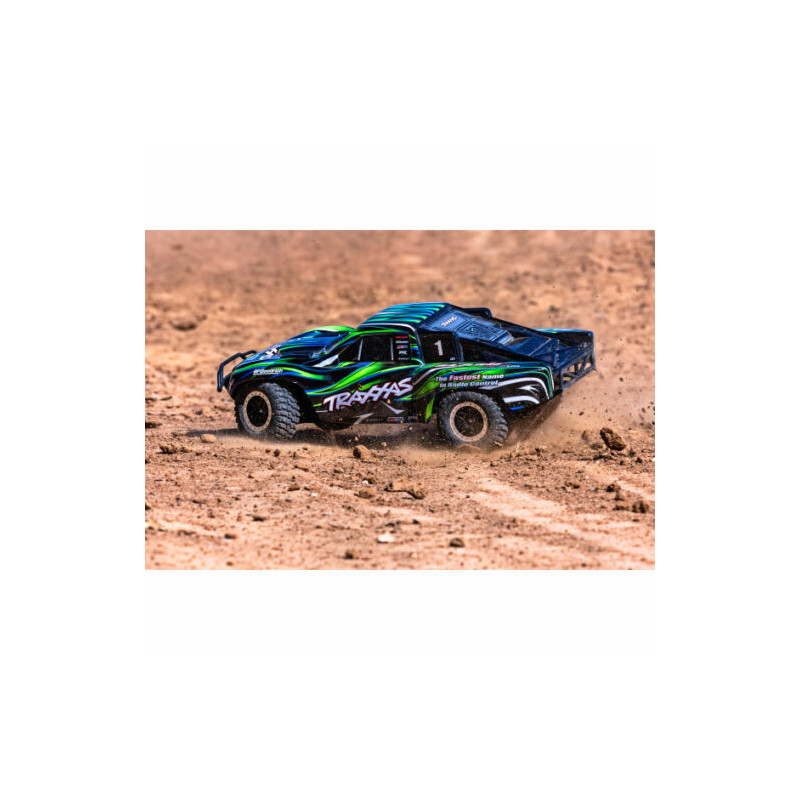 RC-Geländewagen - Traxxas Slash 4WD VXL Rot TSM ID RTR (ohne Akku/Ladegerät) 68086-4 - FLASH RC