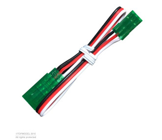 RALLONGE SERVO JR/FUT 20cm VERTE