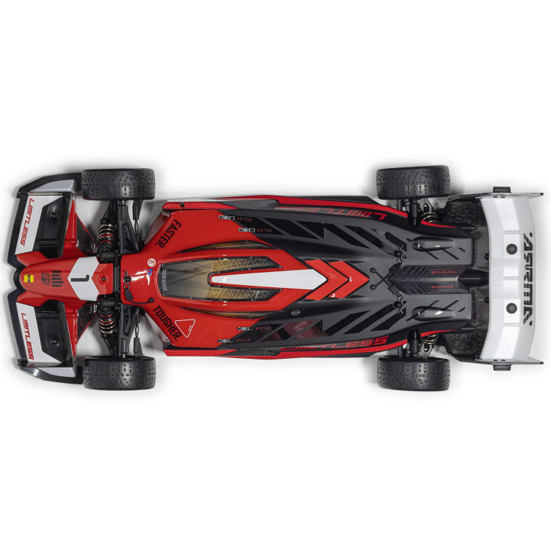 1/7 LIMITLESS 8S AVC 4X4 RTR Brushless Street Speed, Red/Black - ARRMA