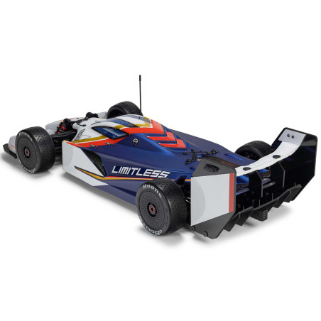 1/7 LIMITLESS 8S AVC 4X4 RTR Brushless Street Speed, Blanc/Bleu - ARRMA