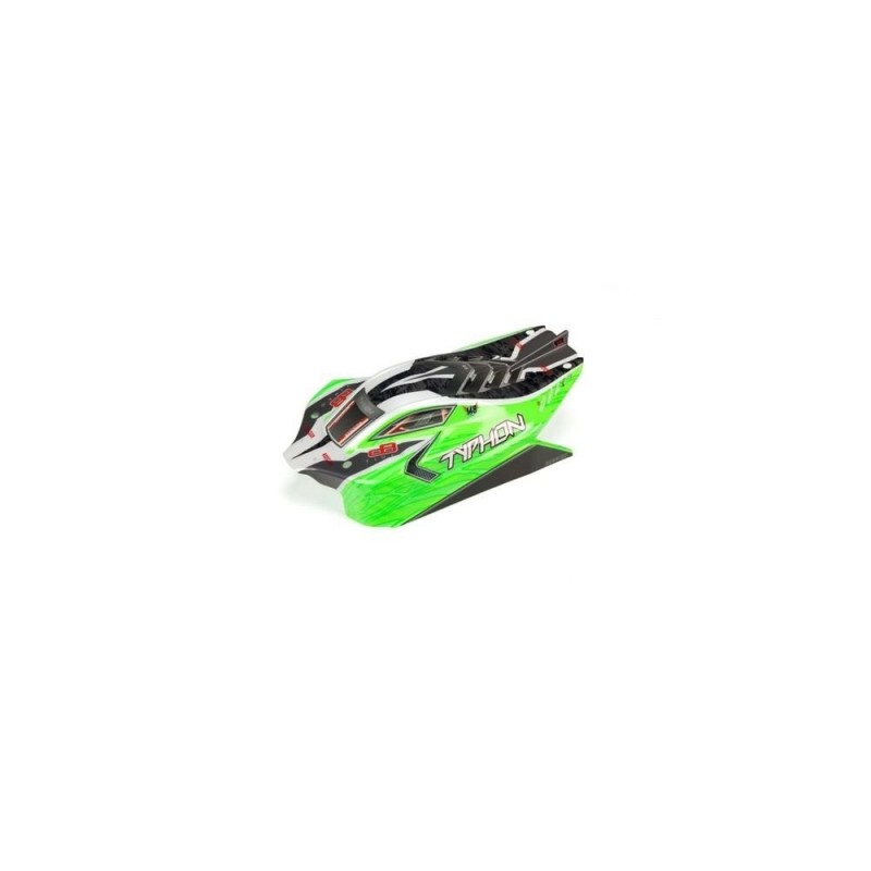 ARRMA Typhon 4X4 Mega Body Painted Decal Trimmed Green - ARA402272 - FLASH RC