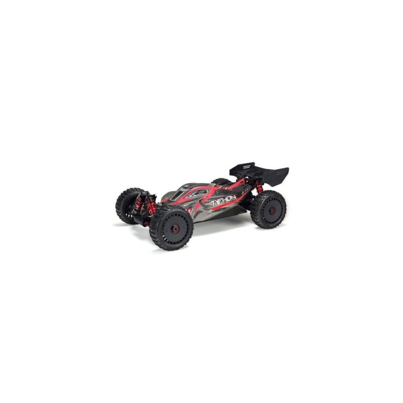 RC Car Parts - ARRMA Body Painted w/Decals Typhoon 6S Black/Red - ARA406120 - FLASH RC