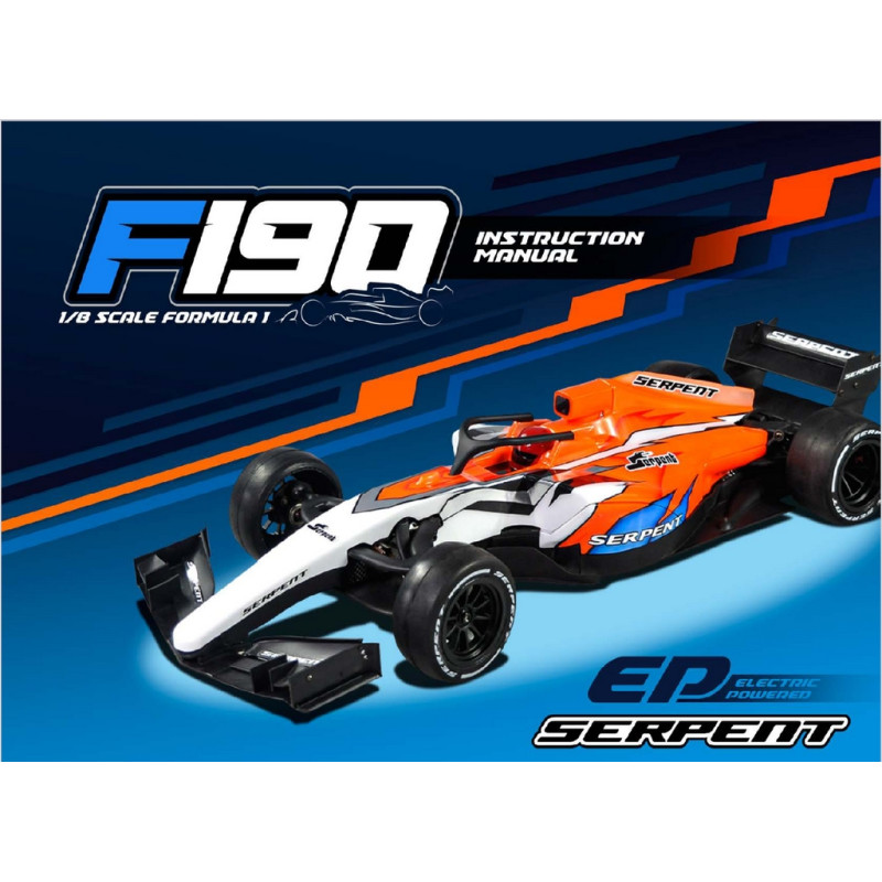 Serpent F190 1/8 4wd EP (SER300030) - FLASH RC