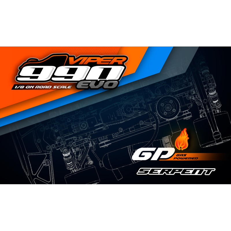 Serpent Viper 990 evo 4wd 1/8 GP