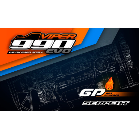 Serpent Viper 990 evo 4wd 1/8 GP