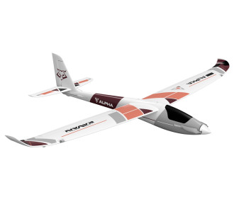 Motoplaneur Kavan Alpha V2 1500mm ARF - rouge - FLASH RC