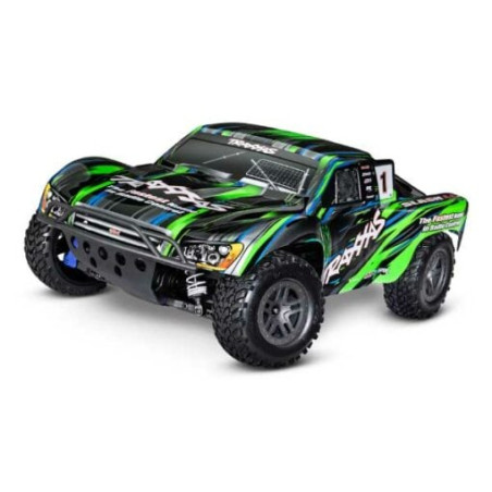 SLASH 4X4 BRUHLESS 2S + HD PARTS vert - FLASH RC