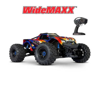 Geländetaugliche RC-Autos - Traxxas wideMaxx 4S Brushless 4WD Grün TQi TSM RTR - 89086-4 - FLASH RC
