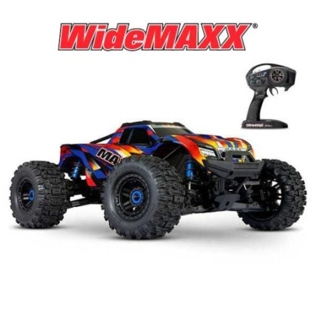 Geländetaugliche RC-Autos - Traxxas wideMaxx 4S Brushless 4WD Grün TQi TSM RTR - 89086-4 - FLASH RC