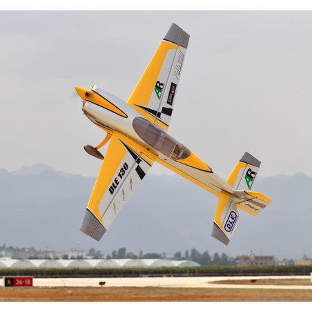 Avion Voltige Pilot RC EXTRA NG 90" - (envergure 2,29m) - Jaune, blanc, argent - FLASH RC