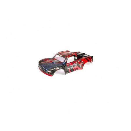 Piezas coche RC - ARRMA MOJAVE 6S BLX Carrocería Acabada (Negro/Rojo) - ARA411004 - FLASH RC