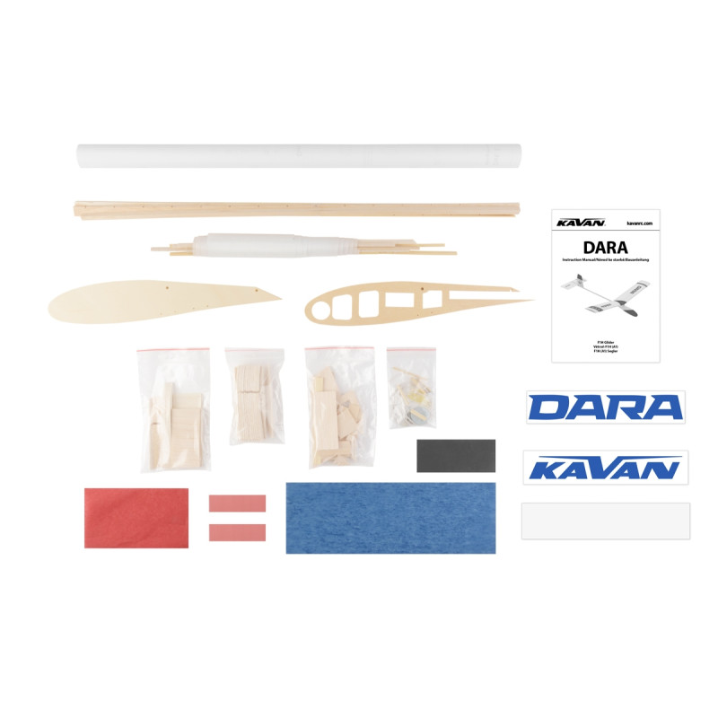 planeur KAVAN DARA A1 (F1H) 1200mm Kit
