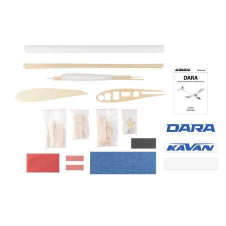 planeur KAVAN DARA A1 (F1H) 1200mm Kit