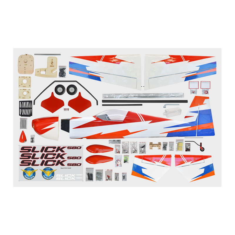 Avion voltige - SLICK 580 2,2m 86,5" 60-70cc ARF CARBON-PHOENIX MODEL - FLASH RC