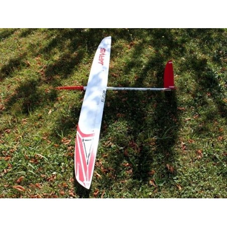 Planeurs RC - Jarvis tout fibre env.2.55m blanc & rouge RCRCM - FLASH RC