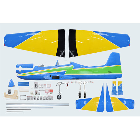 Avion Phoenix Model –TUCANO TURBOPROP 2,567m 101" W/Electric Retract ARF COMPOSITE