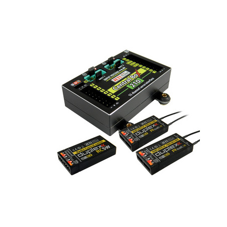 Box (Powerbox, Emcotec, Jeti, ...) - Central Box 210 Duplex 2.4EX + 2x Rsat2 + 1x RC switch - Jeti - FLASH RC