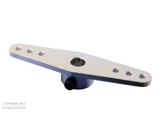 BRAS DE COMMANDE METAL 3 mm COURT 1pc - FLASH RC
