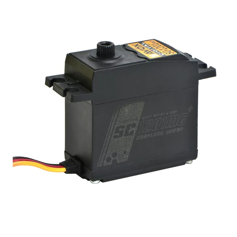 Servos - Savox SC-1201MG standard digital servo (69g, 25kg.cm, 0.12s/60°) - FLASH RC