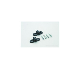 Cavaliers plats en nylon grand train d'atterrissage 5 pièce - FLASH RC