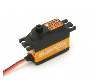 Servo numérique standard Savox SH-1350 (26g, 4.6kg.cm, 0.11s/60°) - FLASH RC