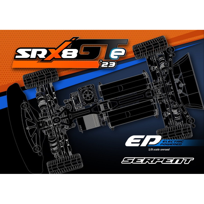 Serpent  SRX8 GTE '23 1/8 4wd EP (SER600067) - FLASH RC