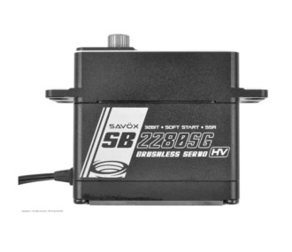 Servo numérique standard Alu Savox SB-2280SG (81g, 50kg.cm, 0.14s/60°) 2