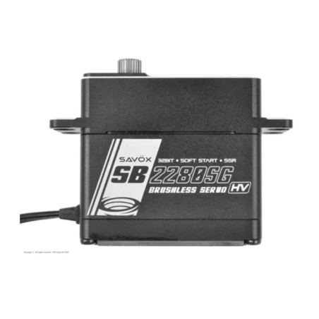 Servo numérique standard Alu Savox SB-2280SG (81g, 50kg.cm, 0.14s/60°) - FLASH RC