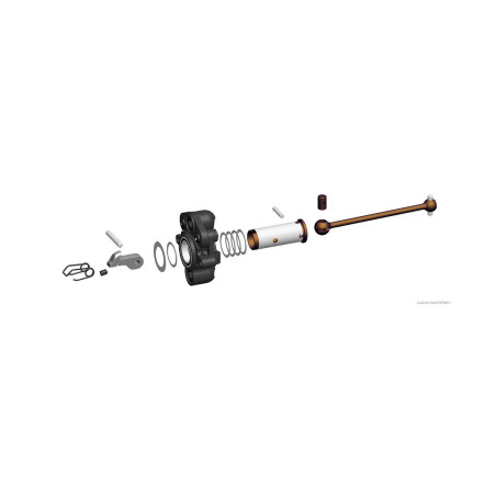 Serpent | Wheel axle set foam AVANT (2) F190 (SER302072) 