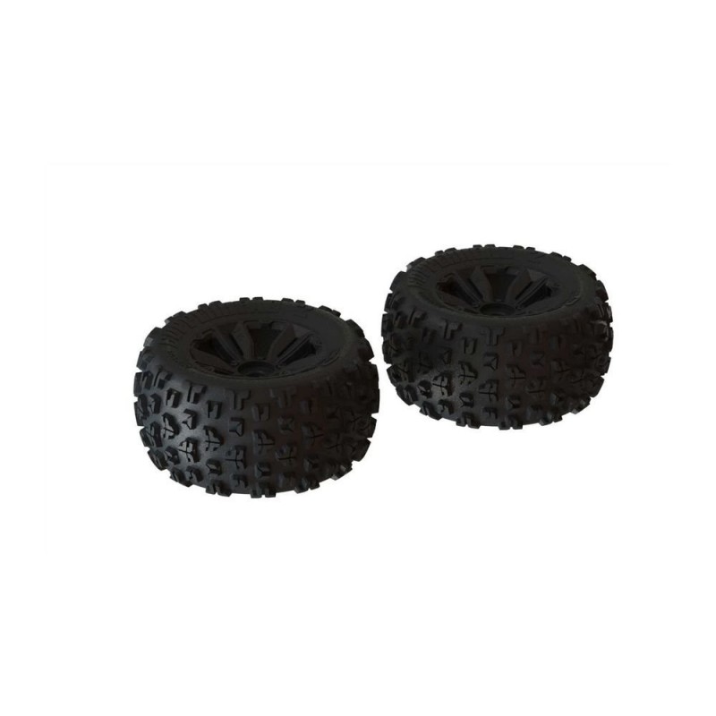 Ricambi RC Auto - ARRMA dBoots Copperhead2 MT Set di pneumatici neri - Coppia - ARA550059 - FLASH RC