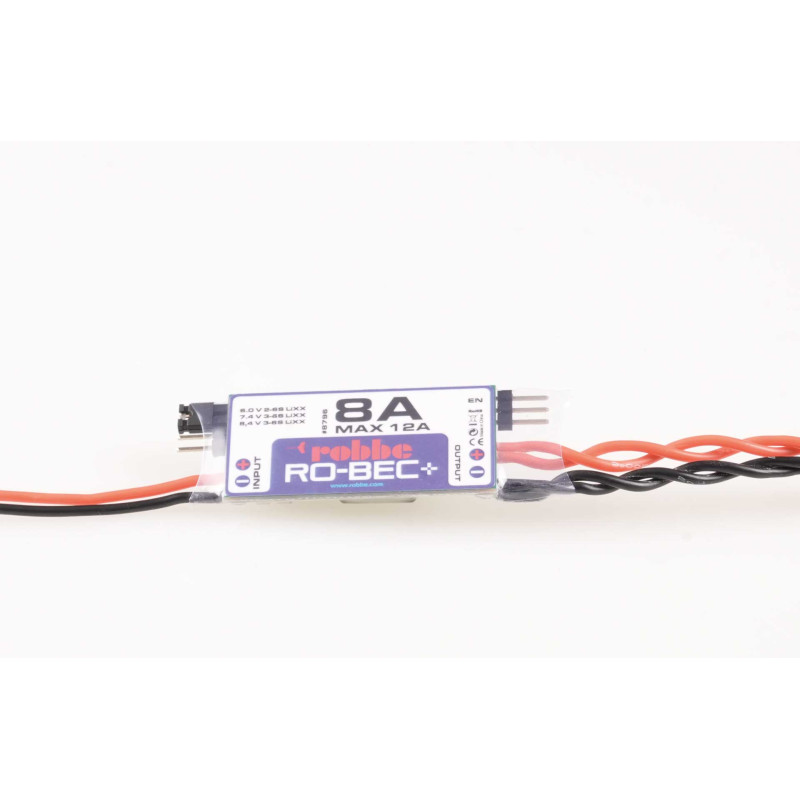 Switch RO-BEC+ 8A Alimentation récepteur -FLASH RC