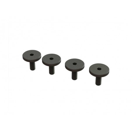 Piezas coche RC - ARRMA Tornillo cabeza grande M3x8mm (4) - ARA727308 - FLASH RC