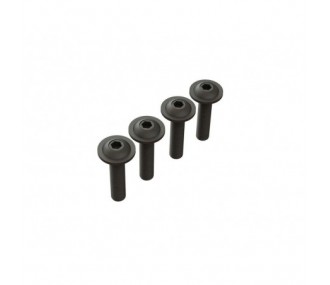 Ricambi per auto RC - ARRMA Vite a testa cilindrica flangiata M4x14mm (4) - ARA727412 - FLASH RC