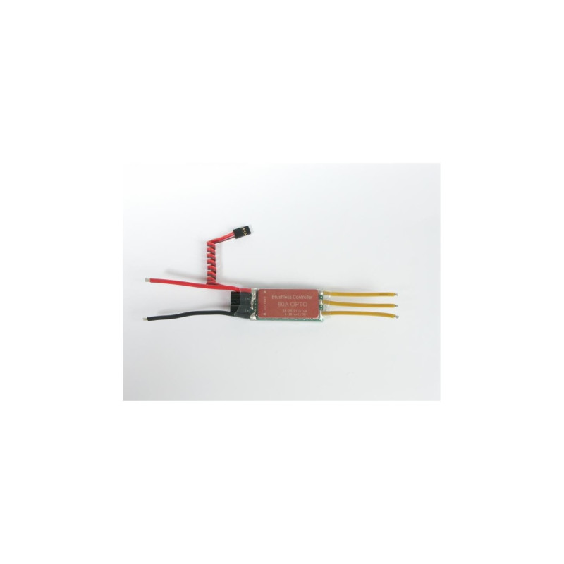 VARIO BRUSHLESS . LBS 80A opto (sans bec) avec carte de programmation